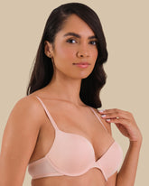 La Senza Sexy Double Pushup Plunge Bra LIGHT PINK / 34B